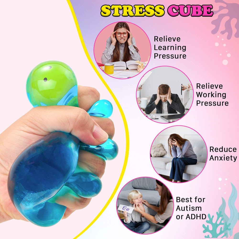 Meijoy 5.5 cm cube fits hands for quick fidget sessions.