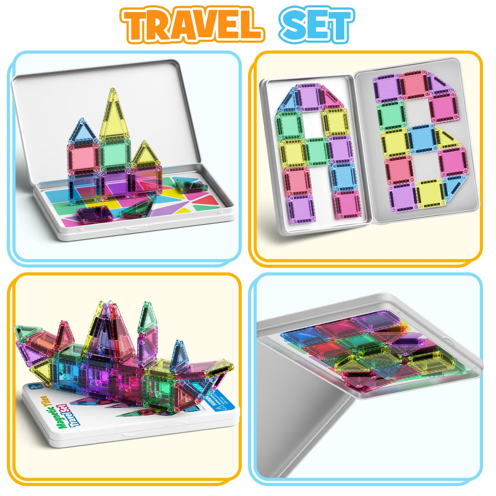 MEIQ square tiles supporting early geometry skills during creative play.