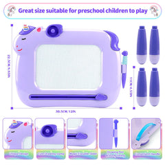 MEJCFARI magnetic-pen with eraser and stamps included to boost creativity