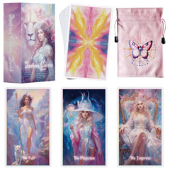 Mekasthos Tarot deck with 78 cards laid out for beginner readings.