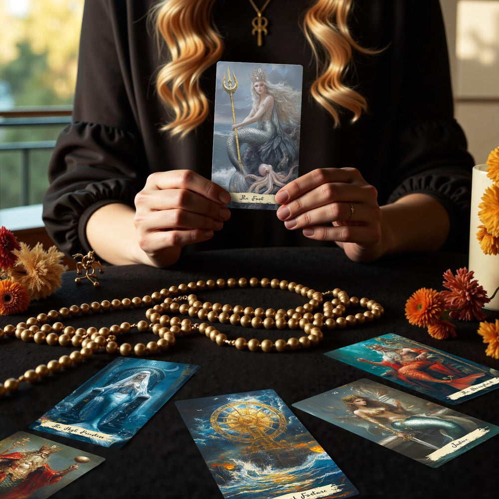 Mekasthos sea-scroll-inspired cards feel tactile and durable in use.
