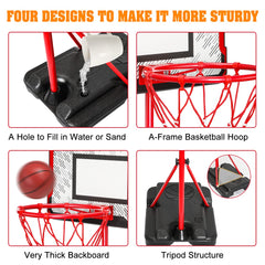 Three vivid-color basketballs ready for fast-paced practice.