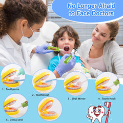 Meland blood pressure cuff rotating feature for interactive health check pretend play