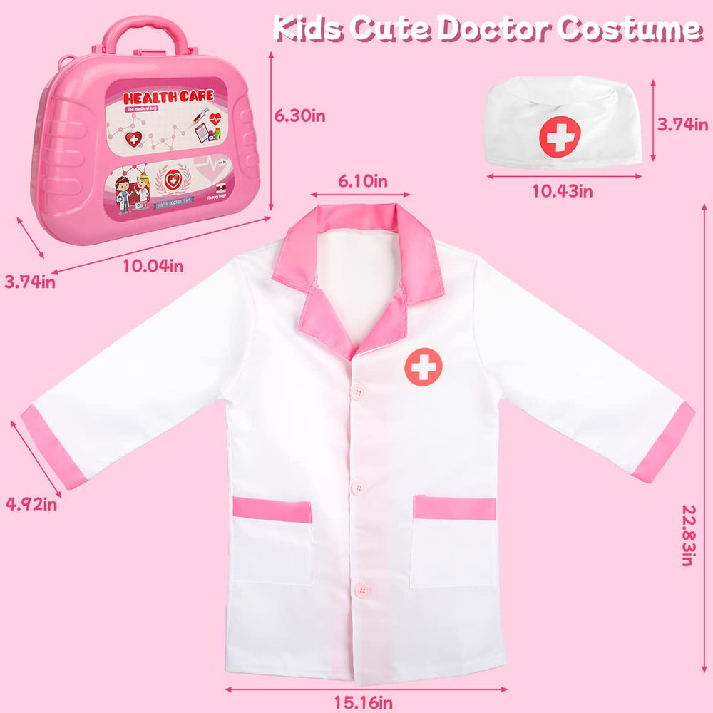 Meland dentist tools set supports caring pretend dental visits for kids.