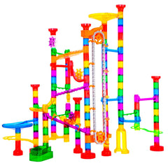 Meland interchangeable building pieces enabling endless configurations.