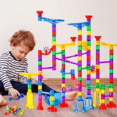 Meland Marble Run beginner's booklet guides simple builds