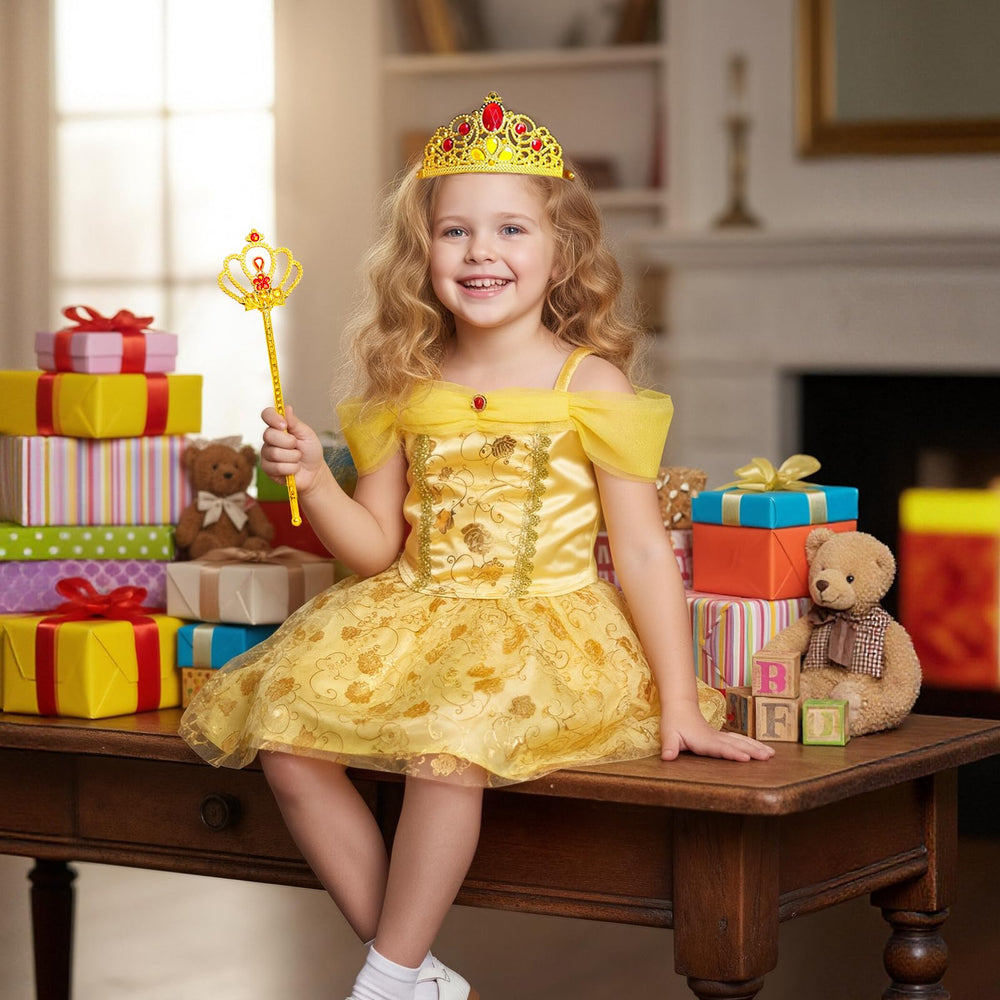 Meland princess cape detachable pink adds flair to dress up sessions