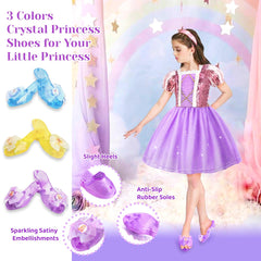 Meland crown and wand complete the princess costume for imaginative games