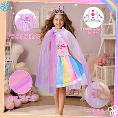 Meland dress-up skirts with elastic waistband support easy sizing for ages 3-8.