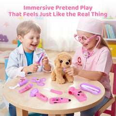 Meland Carrying Bag keeps tools organized for on-the-go pretend play.