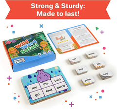 Melby Toys Wild Word Safari all pieces fit neatly in the included box