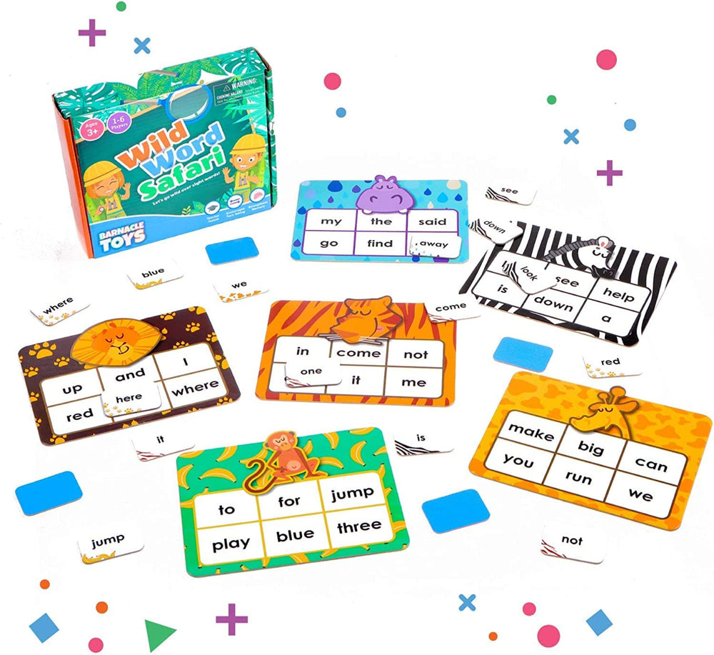 Melby Toys Wild Word Safari designed in the USA with quality materials for reliable use