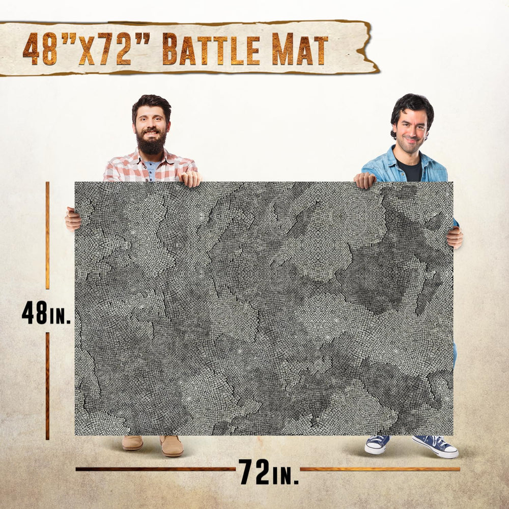 Melee Mats terrain-ready map detail highlights textured surface for immersive tabletop scenes