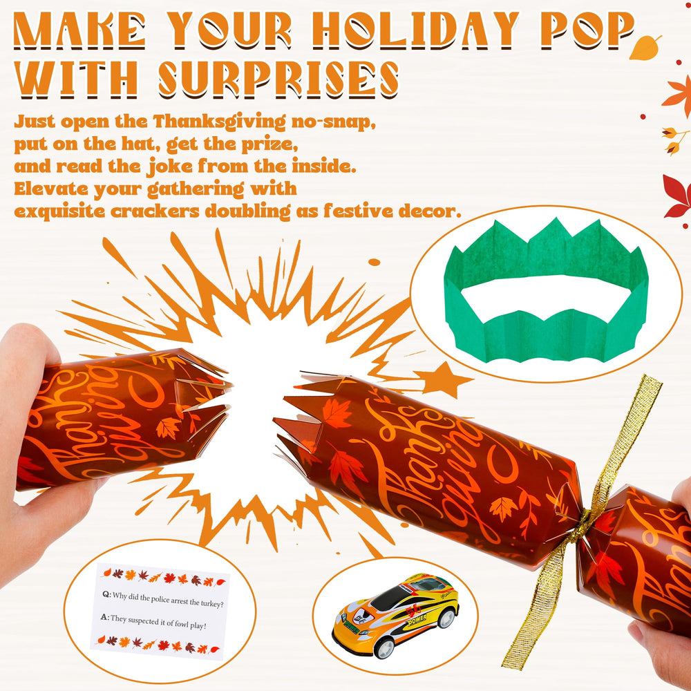 Melisheer joke-dice-filled crackers enhance party laughter and interaction