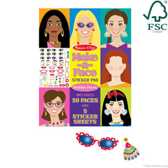 Accessory stickers: necklaces, earrings, and headbands for stylish styling