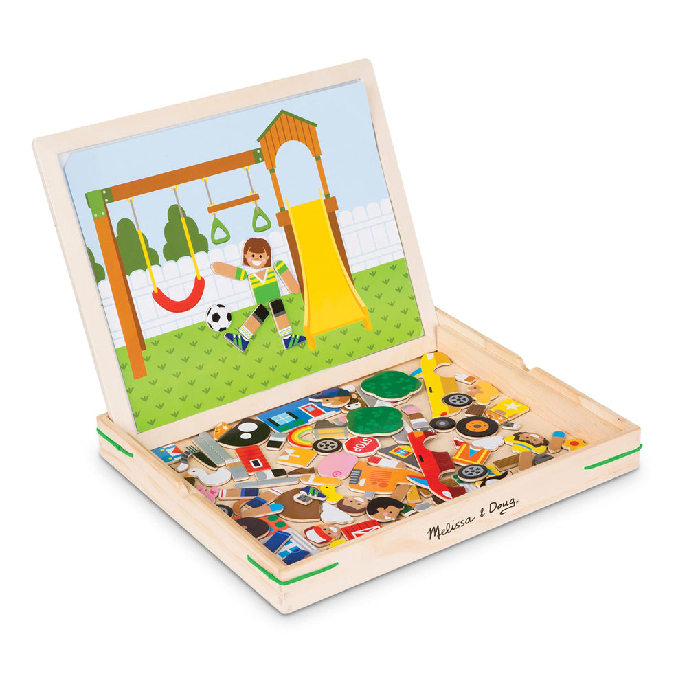Melissa & Doug farm background scene card for storytelling play.