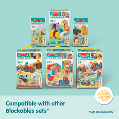 Melissa & Doug Blockables windshield detail supports pretend driving scenarios