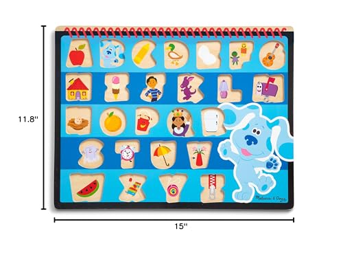 Melissa & Doug wooden puzzle for early learners blends familiar characters with letter recognition play
