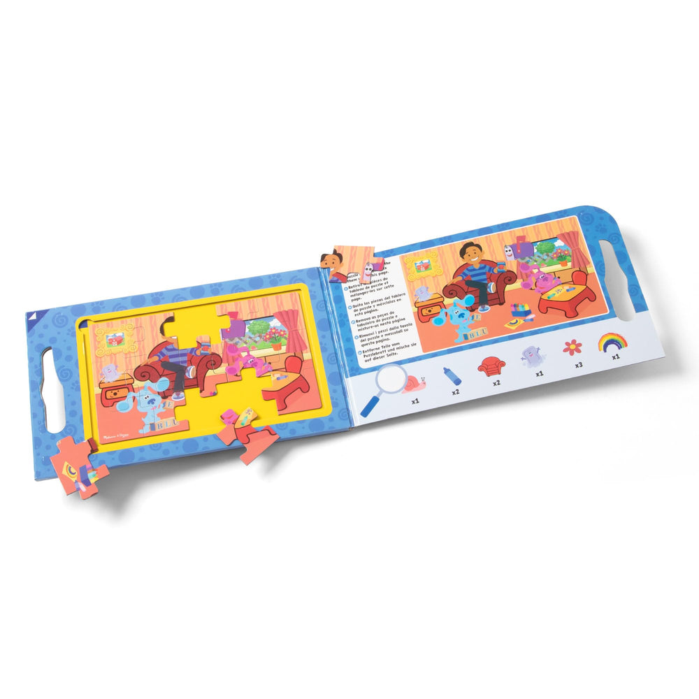 Melissa & Doug magnetic pieces cling to surfaces, keeping play neat and contained.