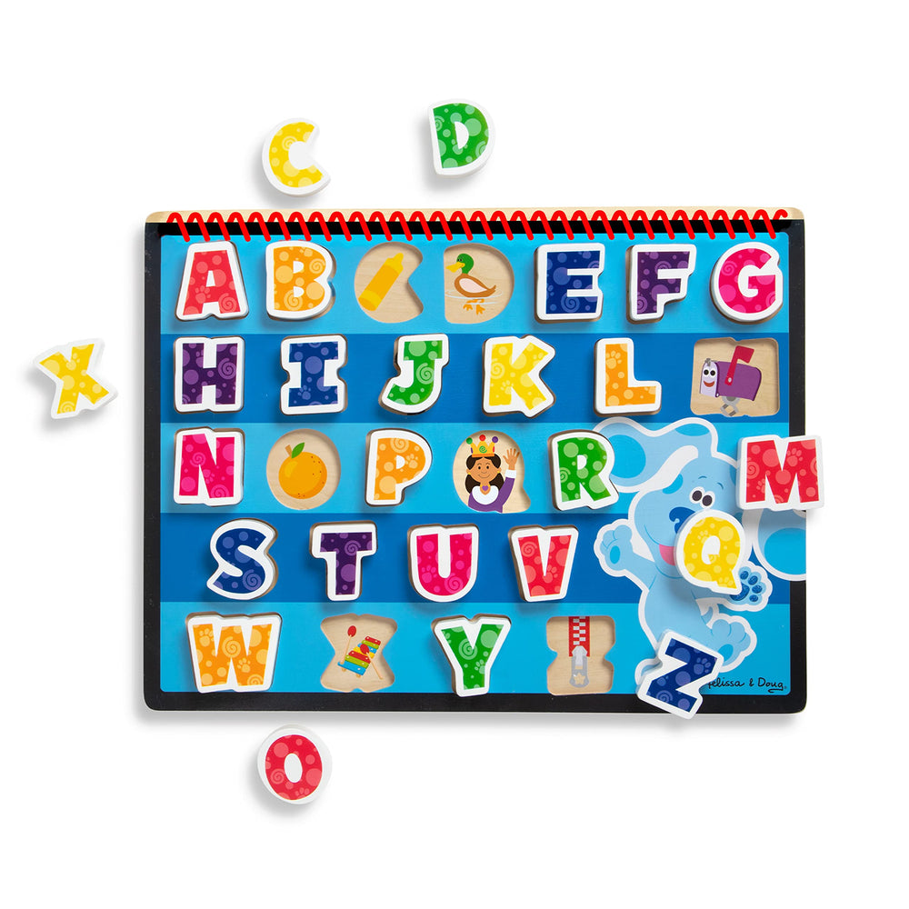Melissa & Doug alphabet puzzle is a screen-free activity that invites creative pretend play