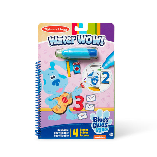 Melissa & Doug Water Wow travel book cover with Blue's Clues artwork and water-activated color reveal.
