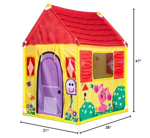 Melissa & Doug Blues House tent large interior supports multiple children