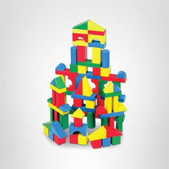 Melissa & Doug blocks set designed for girls and boys ages 2+.