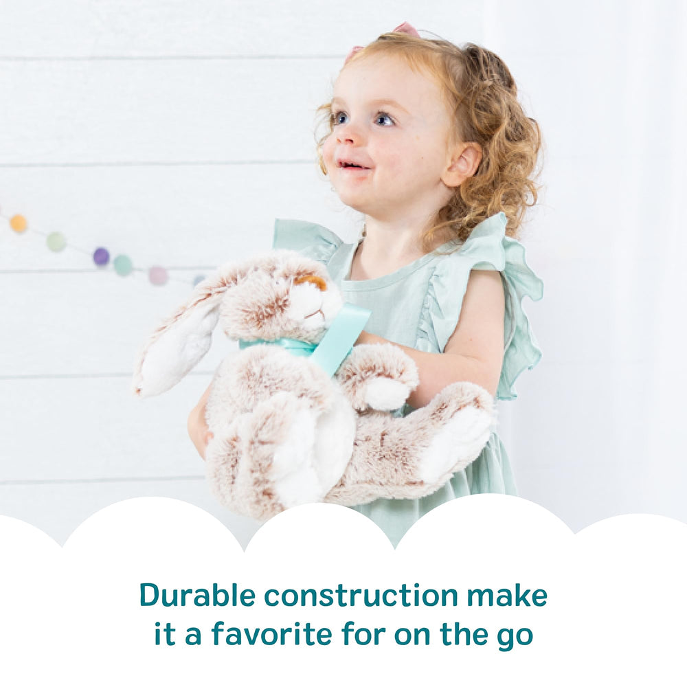 Melissa & Doug Burrow Bunny gray coat for soft, huggable warmth.