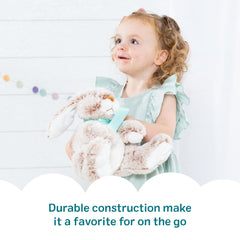 Melissa & Doug Burrow Bunny gray coat for soft, huggable warmth.