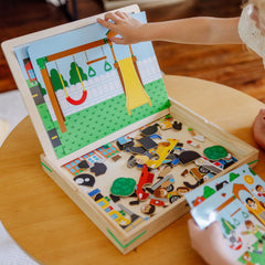 Melissa & Doug color recognition through magnetic scene play.