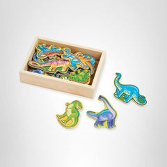 Compact, portable Melissa & Doug dinosaur magnets for small spaces
