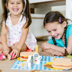 Melissa & Doug counting and matching activities woven into play