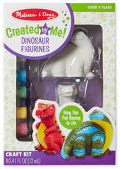 Melissa & Doug Created by Me dinosaur figurines ready for decorating and imaginative play.