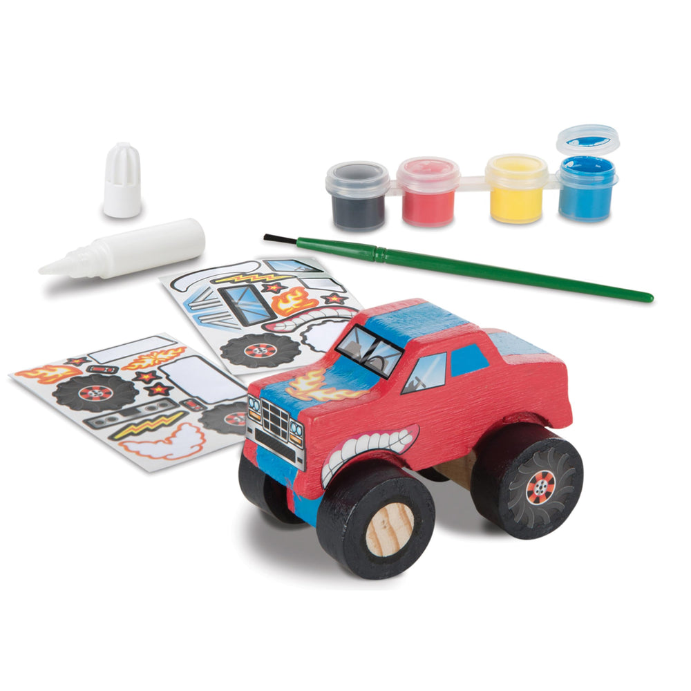 Melissa & Doug Monster Truck stickers enable personalized decorations and creative flair.
