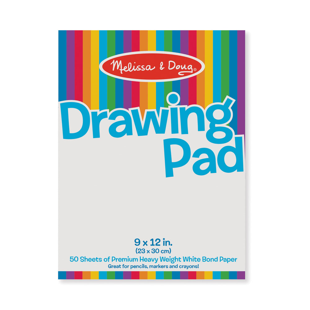 Melissa & Doug Drawing Pad with 50 sheets offers a spacious canvas for young artists