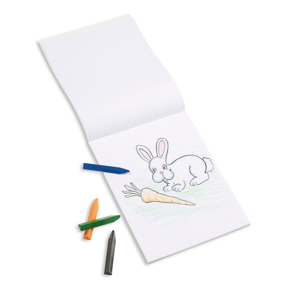 Melissa & Doug Drawing Pad is portable and travel-friendly for art on the go