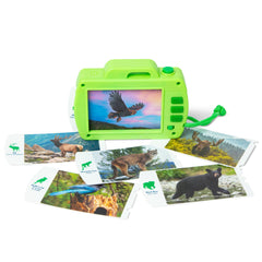 Melissa & Doug bilingual facts in English and Spanish support language exposure.