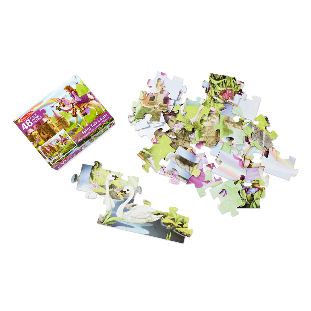 Melissa and Doug Princess Charming and unicorn scene invites imaginative storytelling.