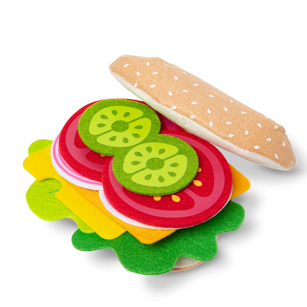 Melissa & Doug felt bread slices for imaginative sandwich building.