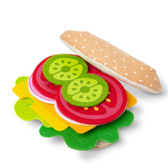 Melissa & Doug felt bread slices for imaginative sandwich building.