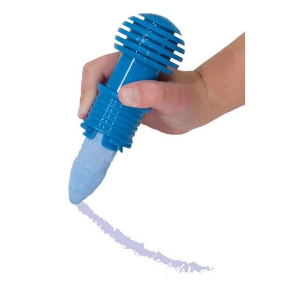Melissa & Doug adjustable holders help kids maximize each chalk stick.