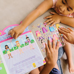 Melissa and Doug fold-out scene supports easy on-the-go imagination.