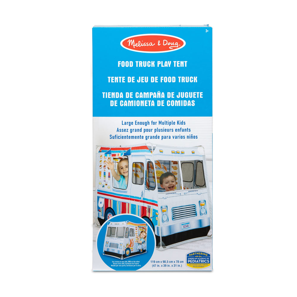 Melissa & Doug double-sided menu supports interactive ordering and storytelling.