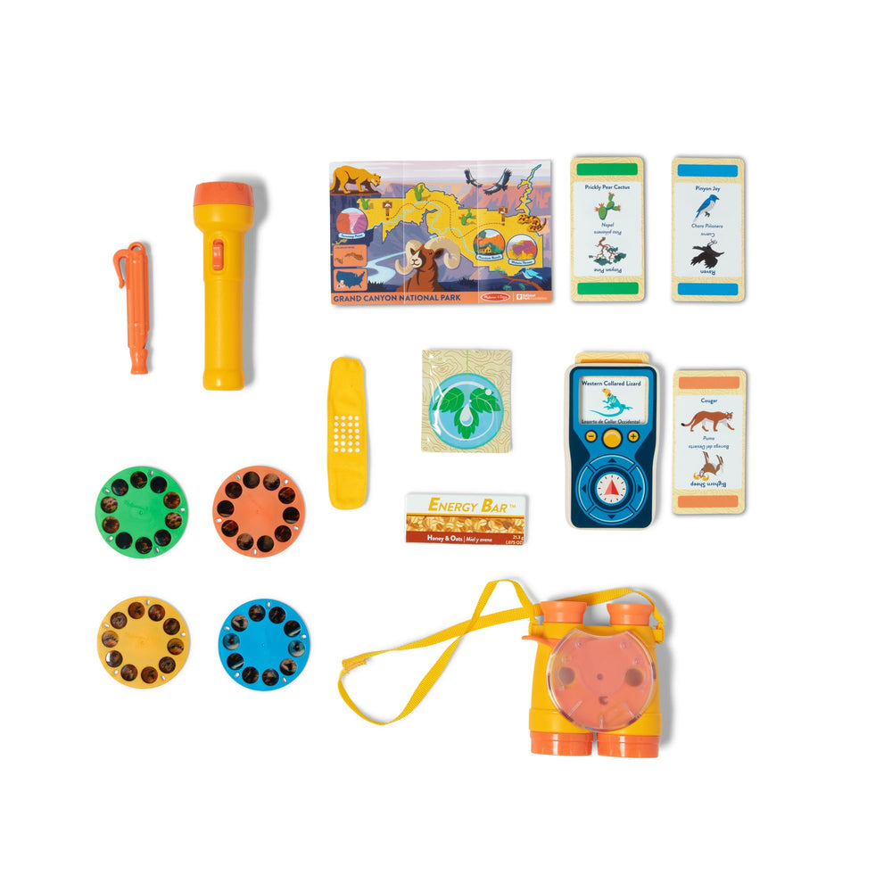 Melissa & Doug Grand Canyon wooden granola bar prop for trail snacks