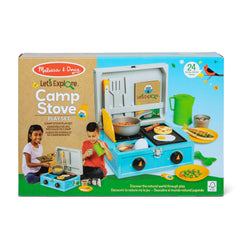 Melissa & Doug Let’s Explore camp stove adjustable burner sparks imaginative camping