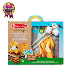 Melissa & Doug Lets Explore Chocolate and Grahams for authentic s’mores assembly play.