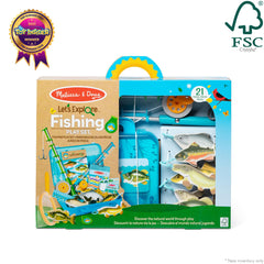 Melissa & Doug Let’s Explore reversible mat for seasonal fishing play