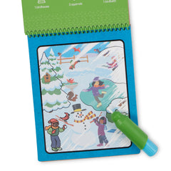 Melissa & Doug Water Wow Seasons fall scene unfolds with color.