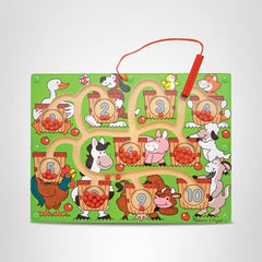Melissa and Doug Magnetic Wand Number Maze ideal gift for preschoolers ages 3 to 5.