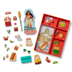 Melissa and Doug Moana magnetic clothing piece enables more outfits